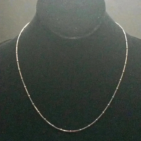 Sterling Silver Box and Ball Style Chain - Picture 1 of 3